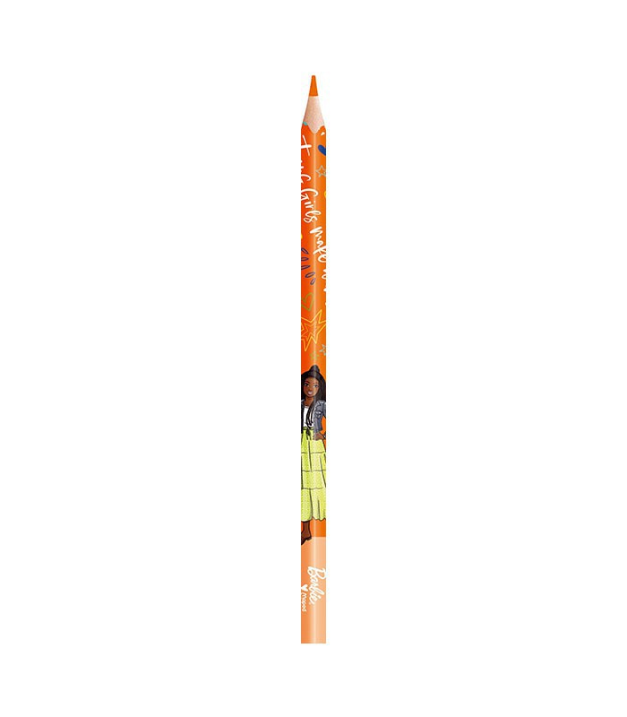 Crayons couleur boîte de 12 barbie rose R.862207