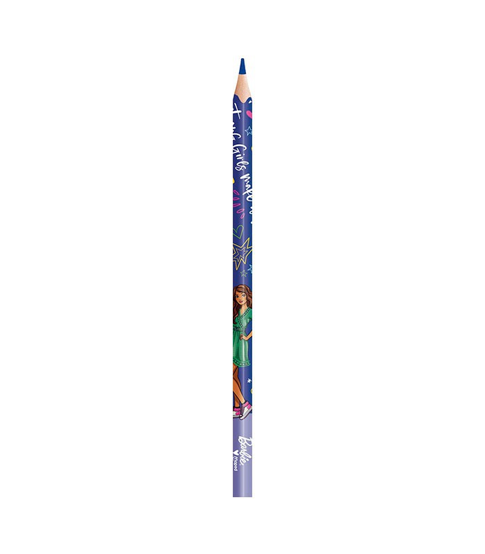 Crayons couleur boîte de 12 barbie rose R.862207