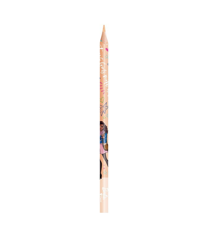 Crayons couleur boîte de 12 barbie rose R.862207
