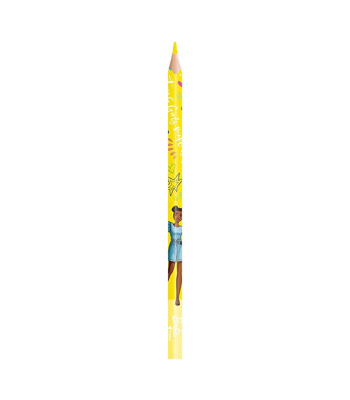 Crayons couleur boîte de 12 barbie rose R.862207