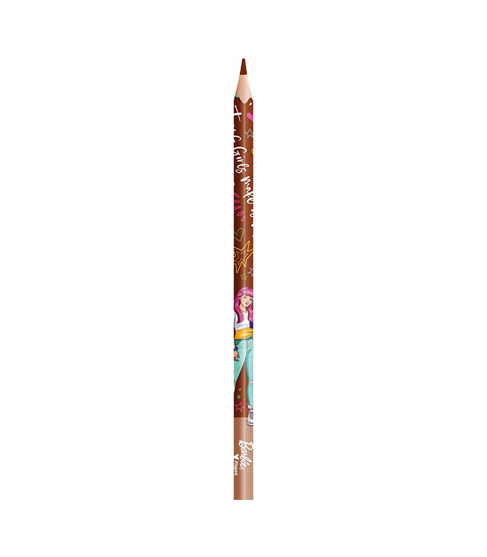 Crayons couleur boîte de 12 barbie rose R.862207