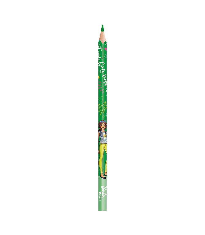 Crayons couleur boîte de 12 barbie rose R.862207