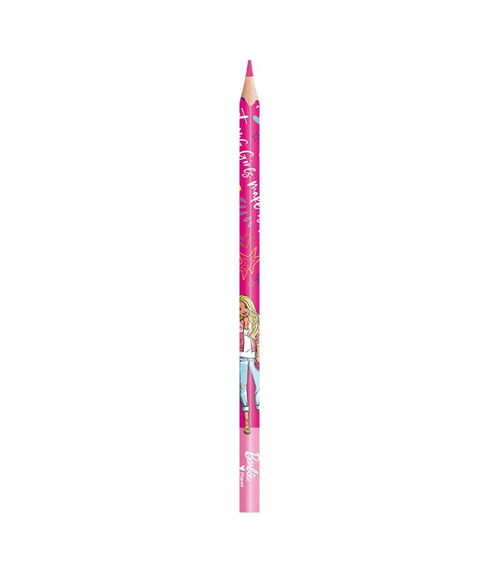 Crayons couleur boîte de 12 barbie rose R.862207