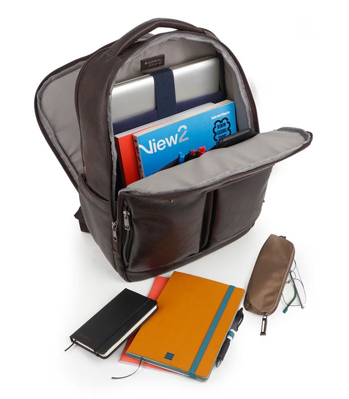 Sac à dos 32x44x14cm 15.6" Command marron  2 compartIments R.413892