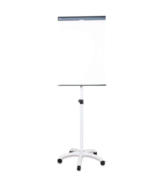 Tableau blanc 97x66cm magnétique + paperboard mobile R.6372682