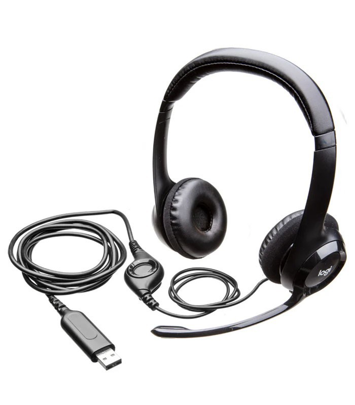 Micro Casque avec fil LOGITECH H390 NOIR entrée USB Antiparasite