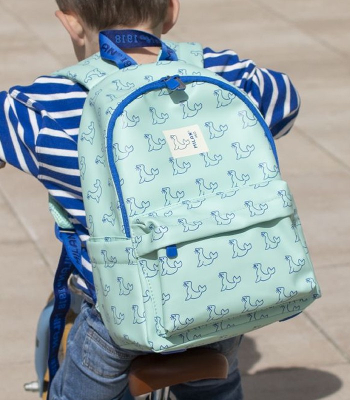 Sac à dos moyen modèle otarie bleu R.6248Z460GR