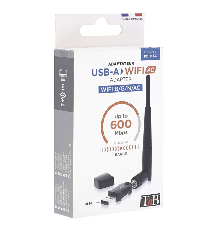 Clé Wifi 600 Mbps avec antenne détachable TNB