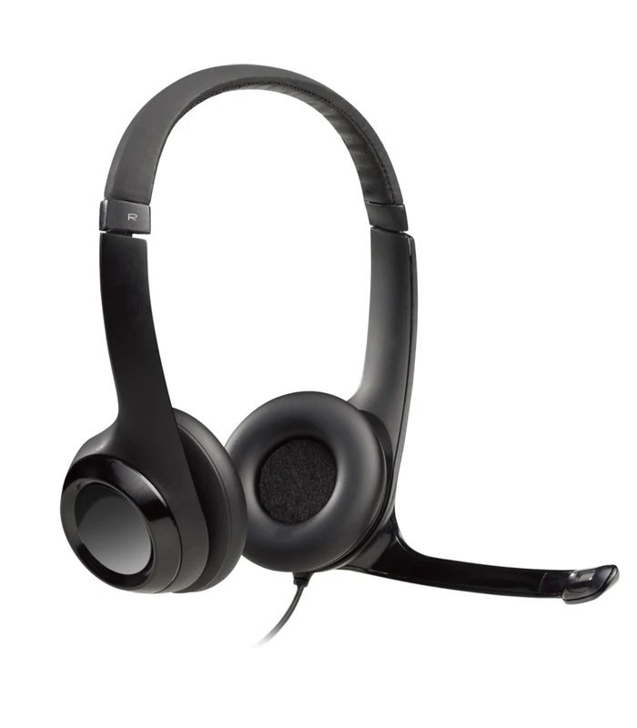 Micro Casque avec fil LOGITECH H390 NOIR entrée USB Antiparasite