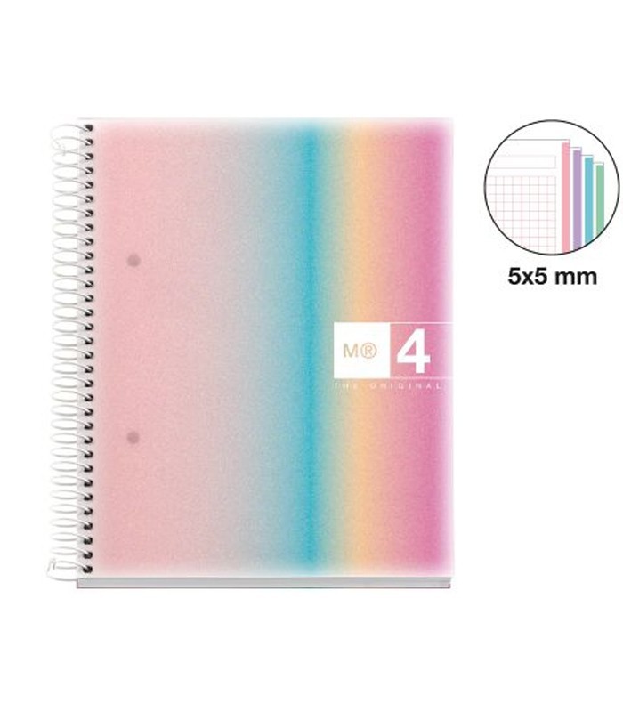 Cahier A5 notebook 5x5 120 pages PP aurora west bay R.MR4096XXX