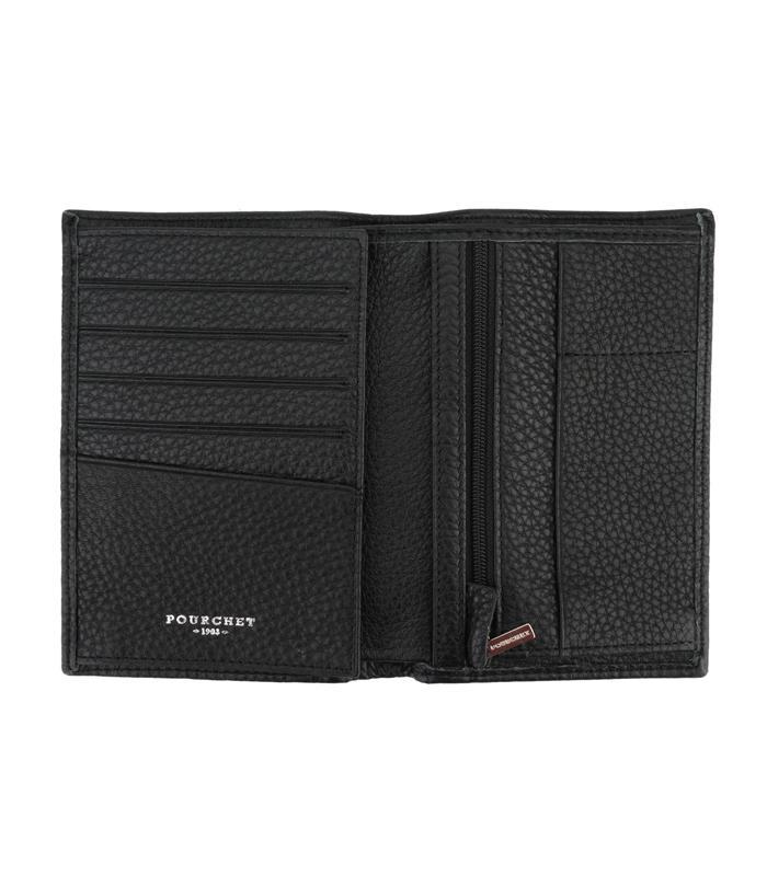 Portefeuille 10.5x15x1.5cm Ethan noir R.31905