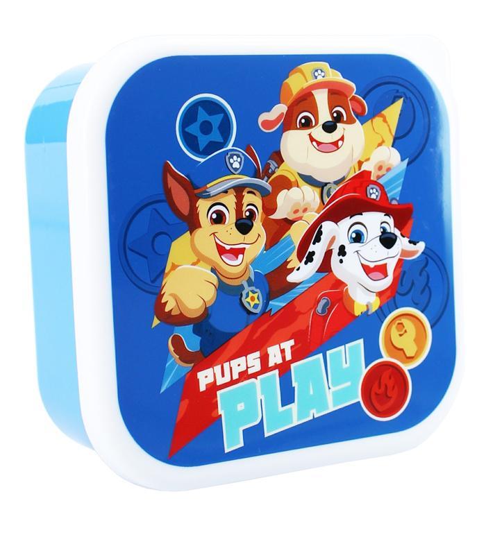Boîte goûter Paw patrouille fresh bites 3 en 1 bleu R.520-00622