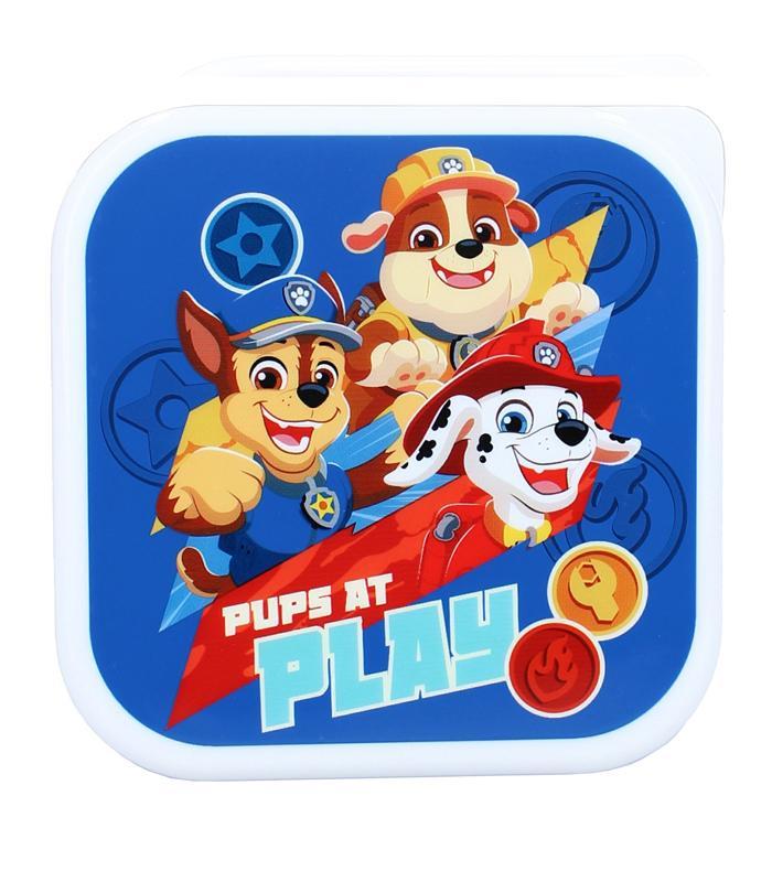 Boîte goûter Paw patrouille fresh bites 3 en 1 bleu R.520-00622