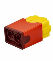 Gomme + taille -crayon avec réservoir Frites R.81025
