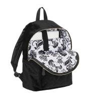 Sac à dos moyen modèle velvet velour noir R.707374-26