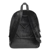 Sac à dos moyen modèle velvet velour noir R.707374-26