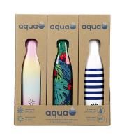 Gourde isotherme 500ml inox Aqua coloris pastel assortis R.012273-05