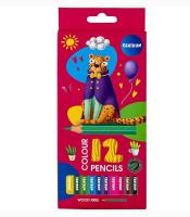 Crayons couleur boîte de 12 Safari R.80801