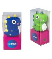 Taille-crayon silicone dino 1 usage coloris assortis  R.81028