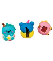 Taille-crayon dino 1 usage coloris assortis  R.81418