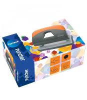 Perforateur 2 trous bureau métal gris orange 20 feuilles R.82047