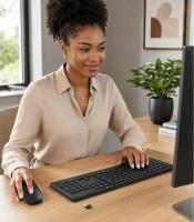 Clavier + Souris Sans fil HP 235 combo noir
