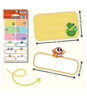 Etiquettes scolaire x12 R.GNP-RDCMAT