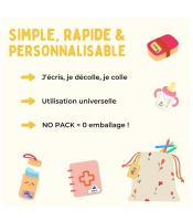 Etiquettes scolaire x12 R.GNP-RDCMAT