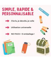 Etiquettes scolaire x12 primaire R.GNP-RDCPRIM