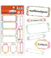Etiquettes scolaire x12 primaire R.GNP-RDCPRIM
