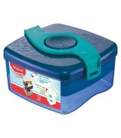 Boîte goûter concept carré 1bte & 2compartiments sunset R.870107