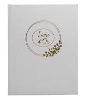Livre d'or 21x19cm blanc 100 pages R.47632E