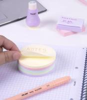 Note adhésives repositionnable ronde Ø 67mm 250 f pastel R.41671P250
