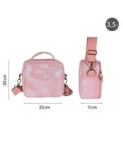 Sac isotherme 3 boîtes alimentaires 3,5L Lava rose R.08806LVP