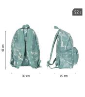 Sac à dos moyen vert modèle Lava collection R.624605LVGR