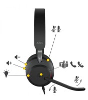 Micro Casque sans fil  JABRA EVOLVE2 65  Bluetooth R.26599-989-999