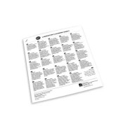Feuilles de nettoyage pour plastifieuses (paquet de 5)