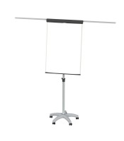 Tableau blanc 97x66cm magnétique + paperboard mobile R.6372682