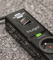 Multiprise 3 prises 2 USB + interr. HUGO 2m noire R.1150611503 