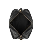 Trousse de toilette 18x25x11cm Le cuir lisse noir R.00299115100