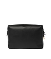 Trousse de toilette 18x25x11cm Le cuir lisse noir R.00299115100