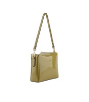 Sac porté épaule 19x15x6cm Cassetta vernis coloris ass R.86001ASS