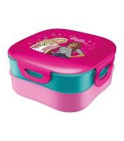 Boîte goûter 2 compartiments barbie rose R.871097