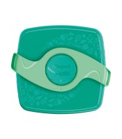 Boîte goûter concept carré 1bte & 2compartiments vert R.870105