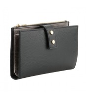 Portefeuille zippé 10.5x19x2cm Hebdo cuir coloris assortis R.77038