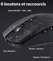 Souris sans fil bluetooth rechargeable TNB ASTRO EXCLUSIV