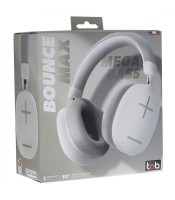 Casque sans fil Bounce Max-Blanc & Gris TNB Bluetooth