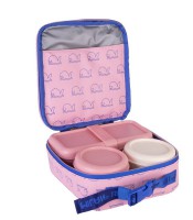 Sac isotherme 3.9L 3 boîtes baleine rose R.641040Z460P