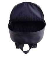 Sac à dos 28.5x42x14.5cm Basile zippé toile cuir noir R.TBAS2710N01