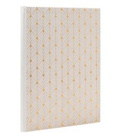 Livre d'or 27x22cm 100 pages neo deco blanc R.47987E